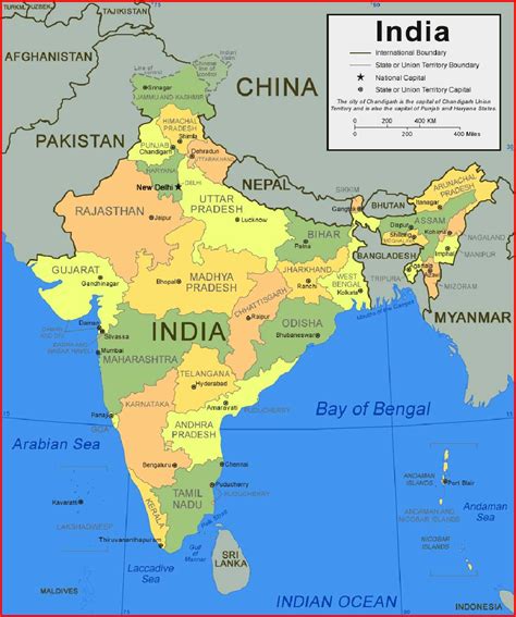 Letak Geografis India